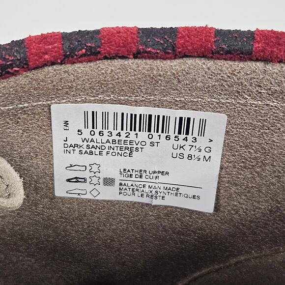 Men's Clarks Wallabee Evo Stranger Things Dark Sand Hell Fire Club Mens 8.5 NWOB - Picture 6 of 11